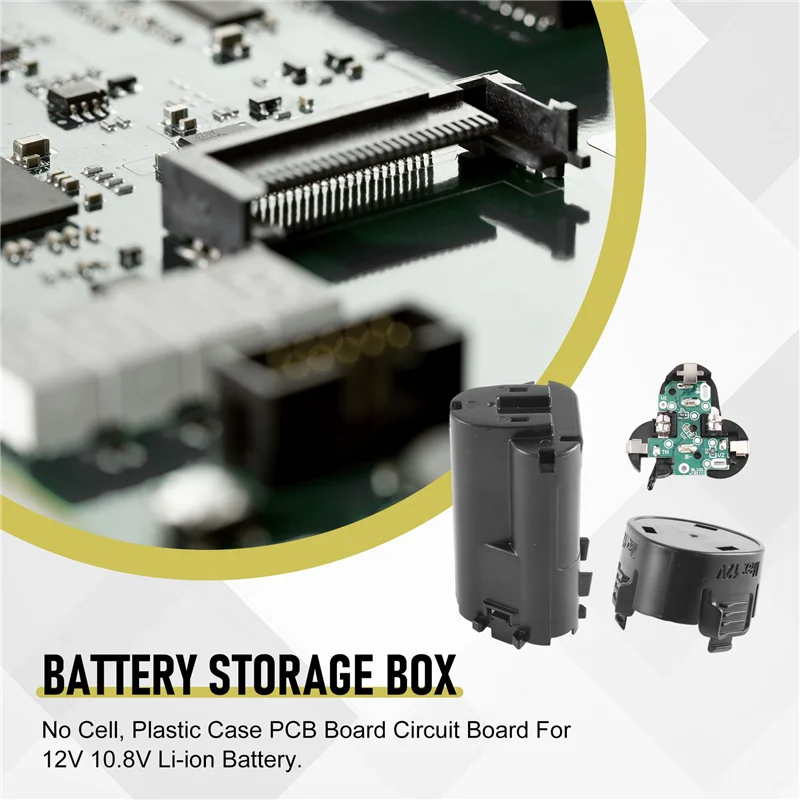 ABRW-BL1013 Trapano Elettrico Batteria Custodia In Plastica PCB Circuito Per 12V 10.8V Li-Batteria BL1013 BL1014