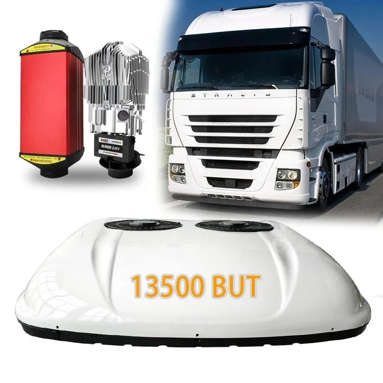 Cartoon Printed Rooftop Truck HVAC Cooling & Heating Solution New Condition Cabin Air Conditioner For Semi-Truck Overhead
