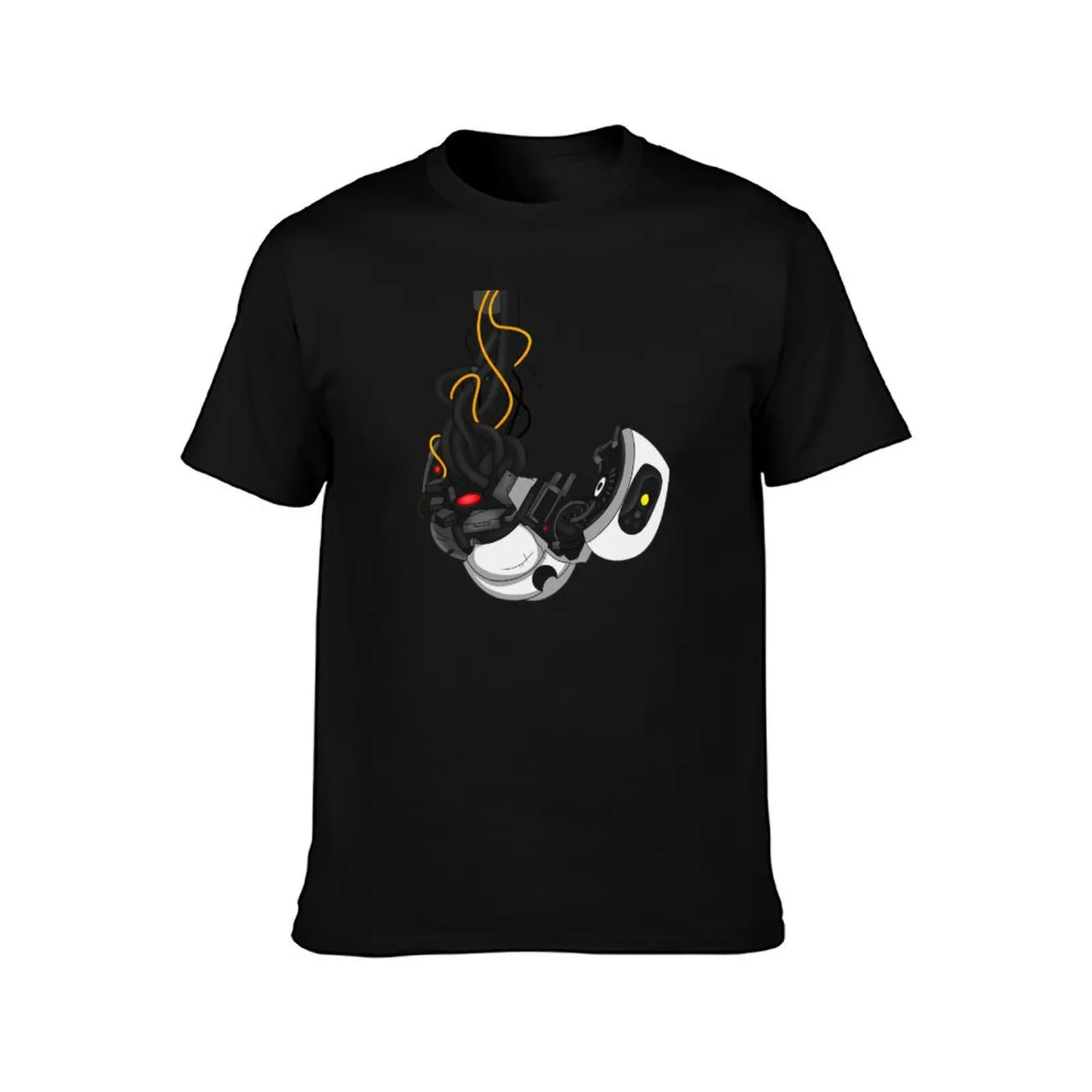 Portal: Glados T-Shirt Large Size Casual Tee Shirt