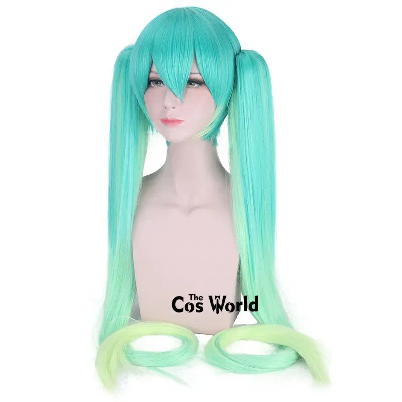 2025 11 فوكالويد 2017 ميكو سباق 120 سنتيمتر طويل مستقيم أنيمي تأثيري الباروكات الألياف مقاومة للحرارة الشعر الاصطناعية + غطاء شعر مستعار #4