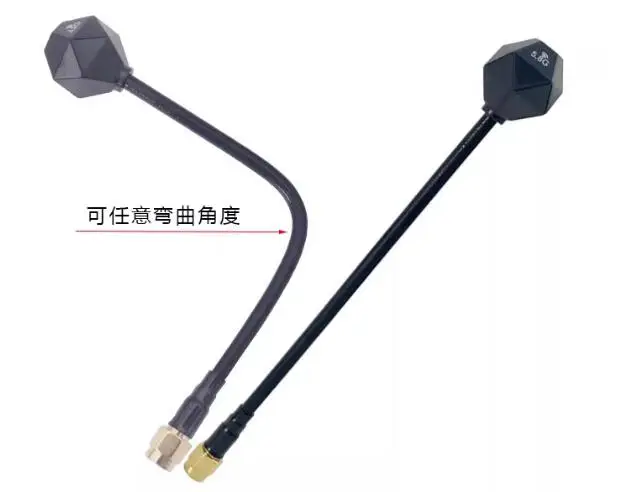 4,9G-5,8G-6G 5GHz 6DBi antena de diamante 4800-6000mhz -160MM SMA/RP-SMA para AKK Rush tank foxeer speedybee VTX RC FPV drone