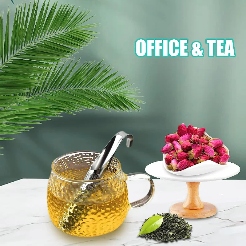 Creative Pipe Tea Strainer Long-Handle Stainless Steel Tea Infuser for Loose Tea Coffee Spice Filter Tea Steeper Accessories