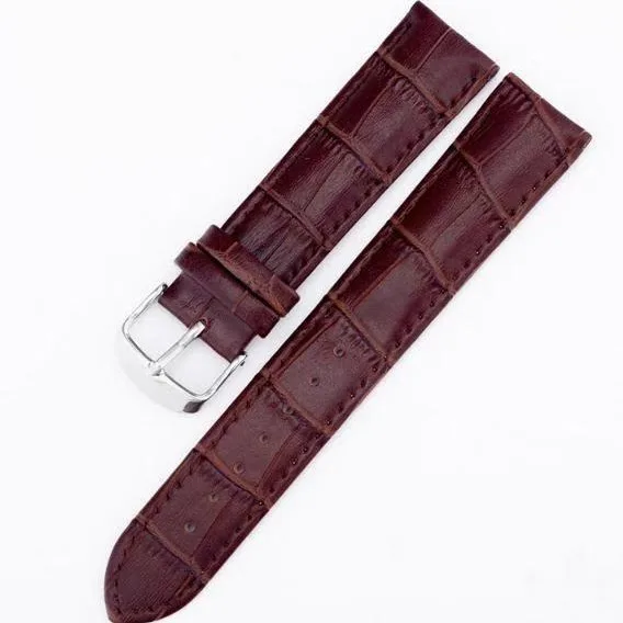 Watch factory wholesale watch strap leather strap leather watch strap free shipping reloj