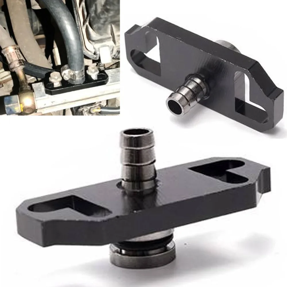 Turbo Fuel Pressure Regulator Rail Adapter 1Pcs Fuel Rail Fitting Connector for Nissan Toyota Mitsubishi Modified Car