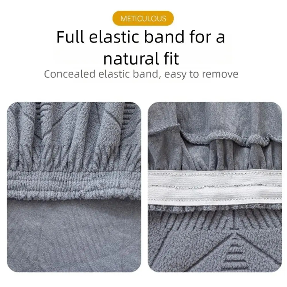 Juego de 2 Fundas Elásticas para Silla de Oficina Transpirable Funda Protectora Antisuciedad para Silla de Juego, Elástica y Extraíble