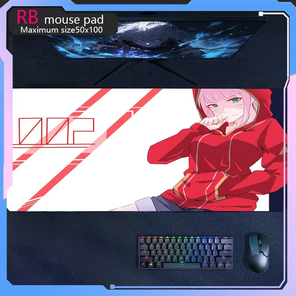 Anime MousePad darling in the franxx Zero Two Mouse Pad high-definition printing anime large game mouse pad Game console mouse p