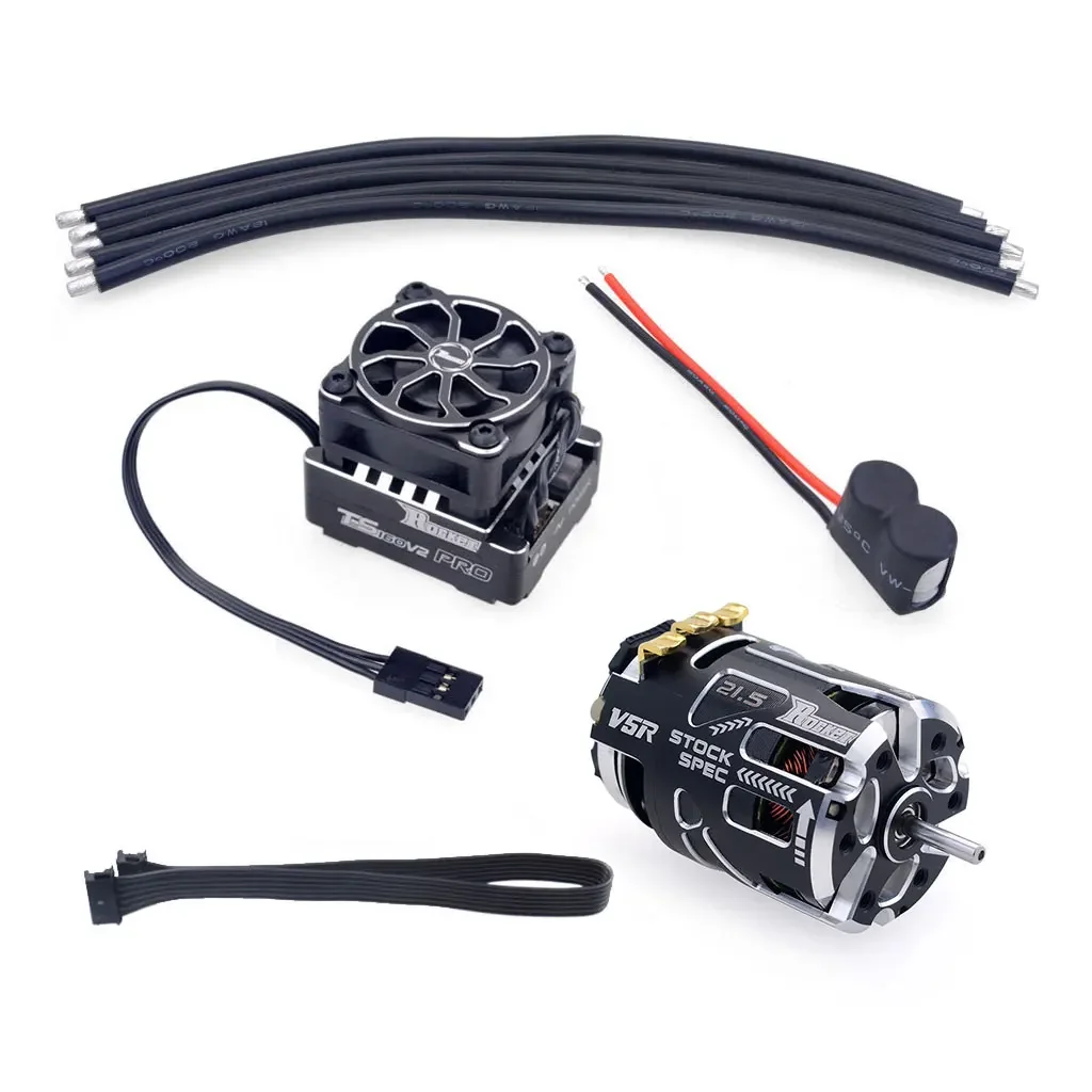 Motor sin escobillas 540 con 160A ESC sue para coche de Control remoto 4WD, vehículo de plástico de 1 a 10 baterías, coche de radiocontrol