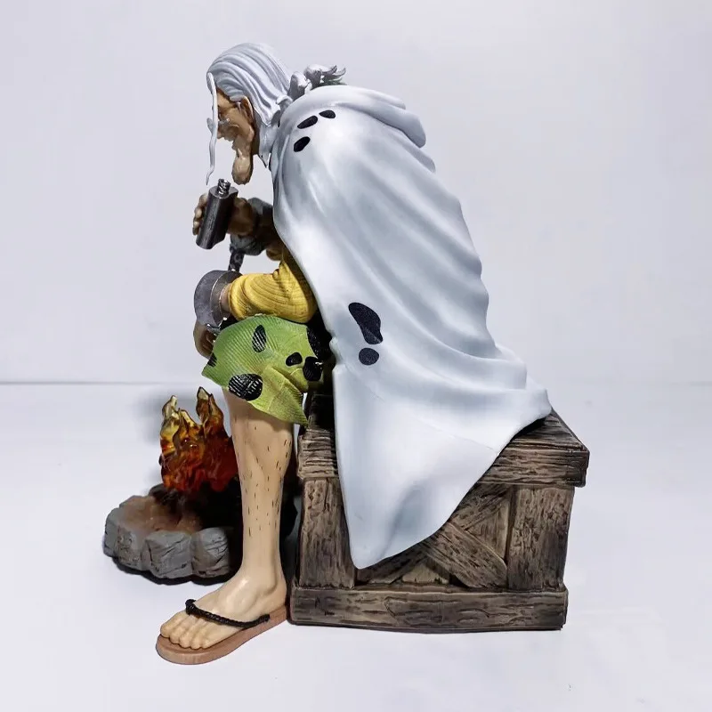 Anime uma peça silvers rayleigh figuras de ação pvc modelo estátua sala coleção decoração ornamento brinquedos aniversário gifs