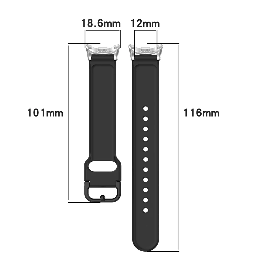 Silicone Watchband for Xiaomi Mi band 10 9 8 Strap Replaceable Bracelet Wristband for Xiaomi Miband 9 10 Smart Watch Accessories