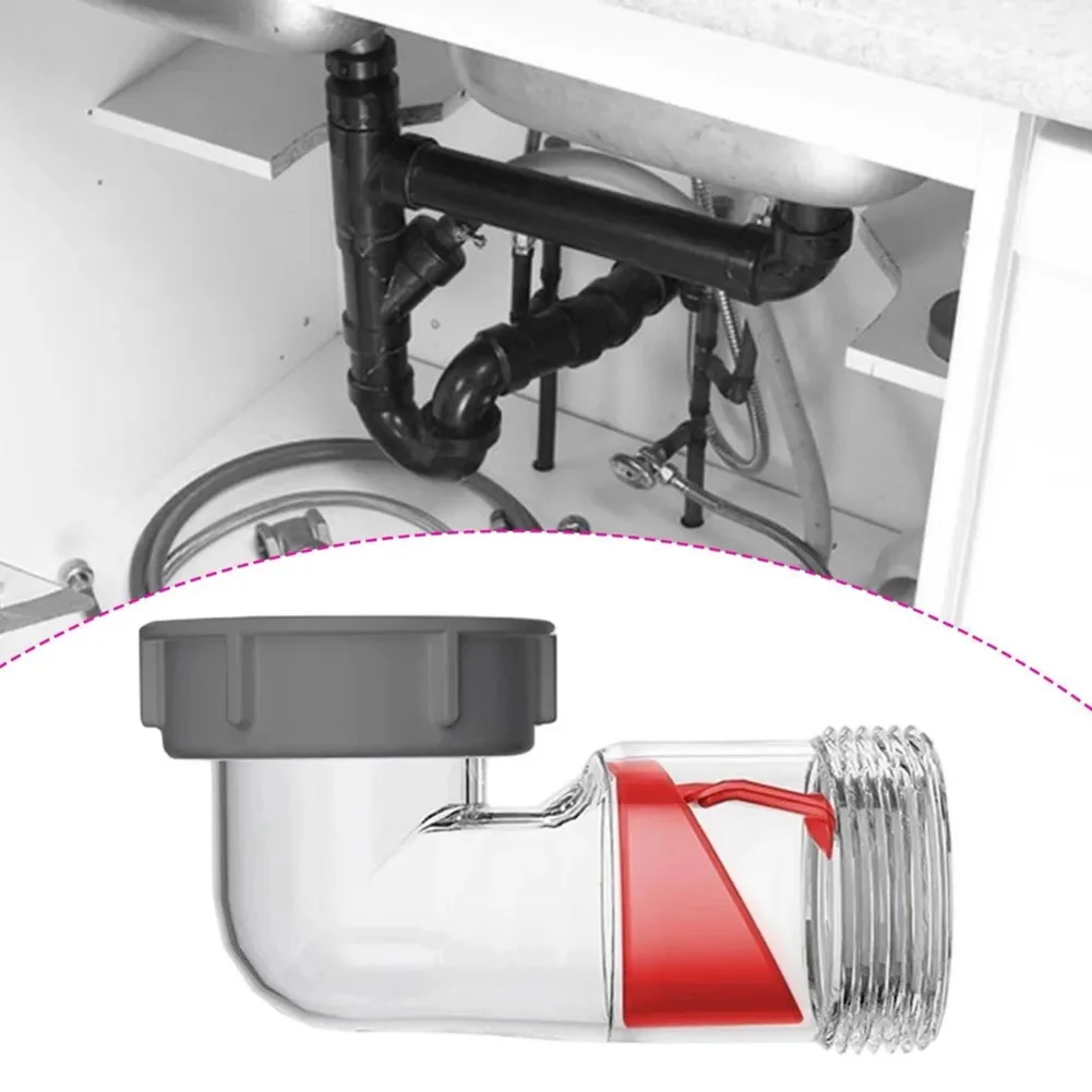 Anti-odor Drain Kitchen Drain Valve Kitchen Sink Upgrade Gravity Flip Plate Automatic Sealing For Kitchen Sink