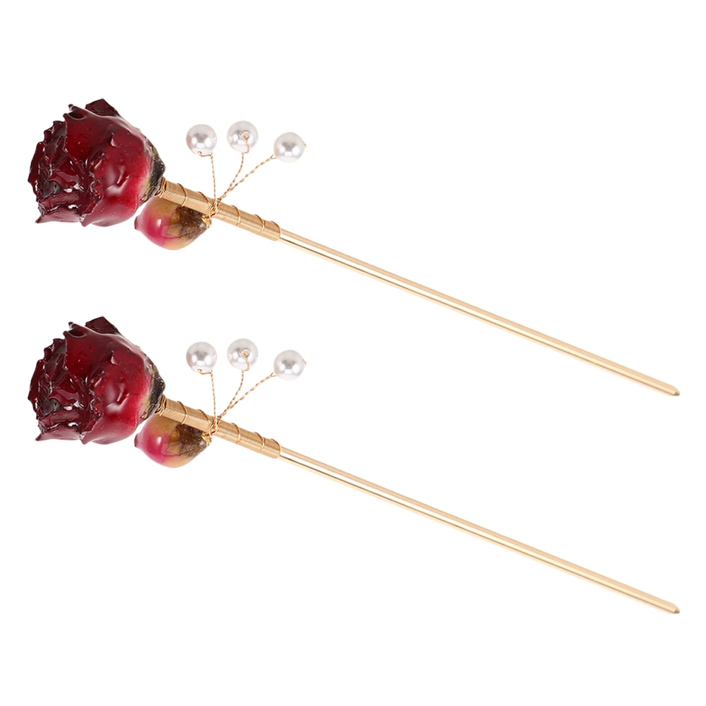 

2pcs Hairpin Pin Chopstick Retro Chinese Style Long-lasting Design Hanfu Hanfu Hair Accessories Hairpin Accessories