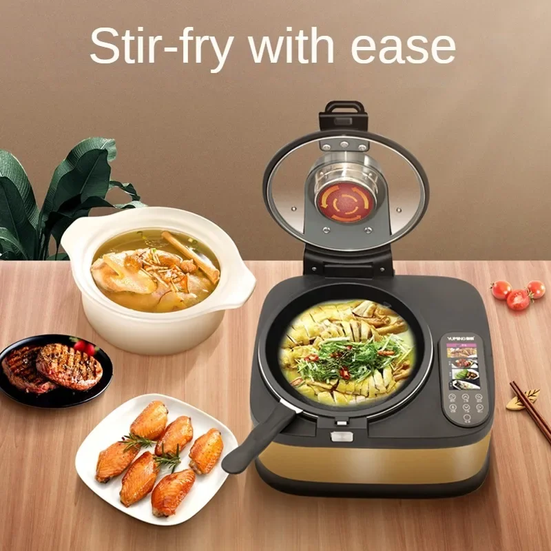 Intelligent Automatic Stir-frying Machine Kitchen Robot Machine with Free Pan רובוט חכם Robo De Cozinha Robot Cucina Inteligente