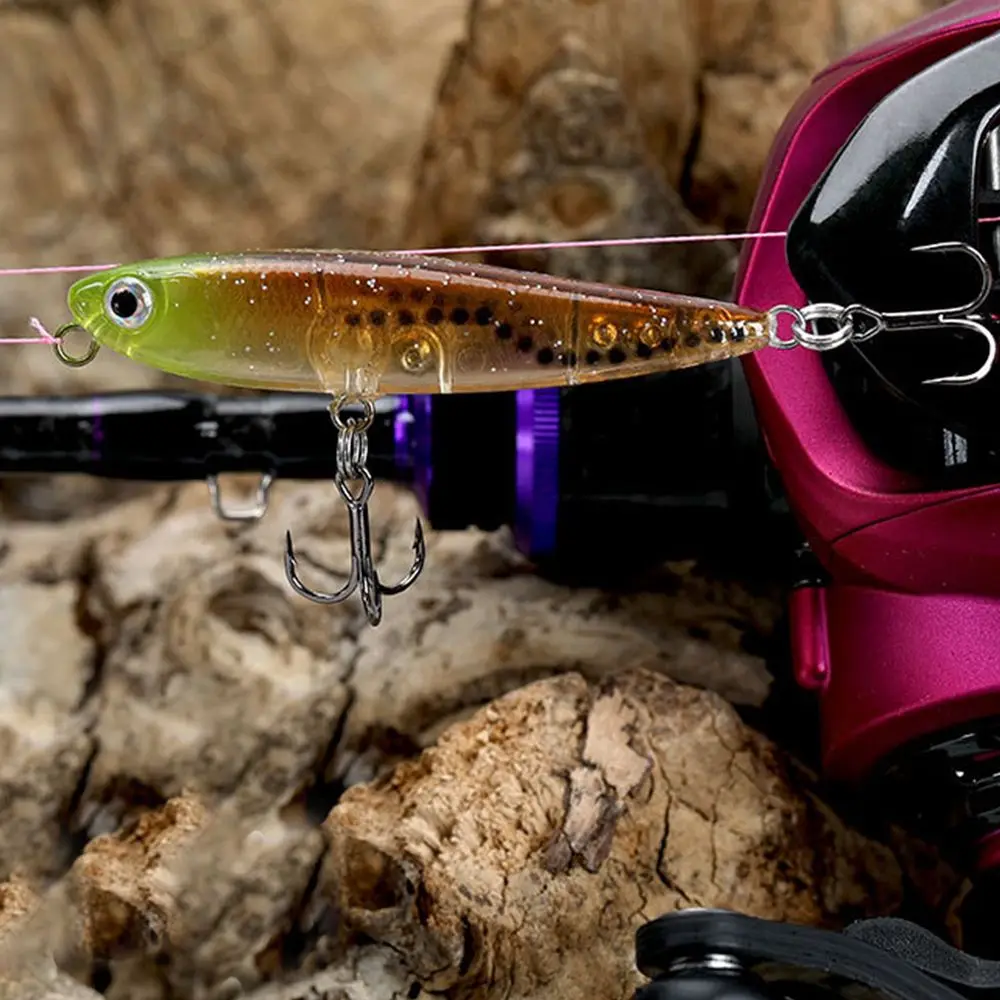 Outdoor Tackle Crankbaits Winter Fishing Minnow Lures Floating Minnow Baits Fish Hooks Long Casting Lure