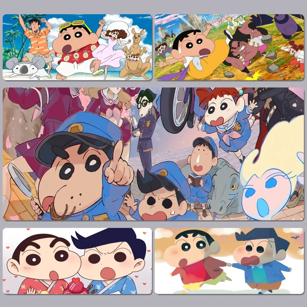 

Lovely C-Crayon-Shin C-chan Mousepad Cute Durable Rubber Mouse Mat Pad Size for Game Keyboard Pad