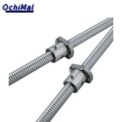 SFU SSR SCR 2505 2510 2525 C3 Level Ground Ball Screw R25 Lead 5 10 25mm Ballnut (0.001mm/300mm)
