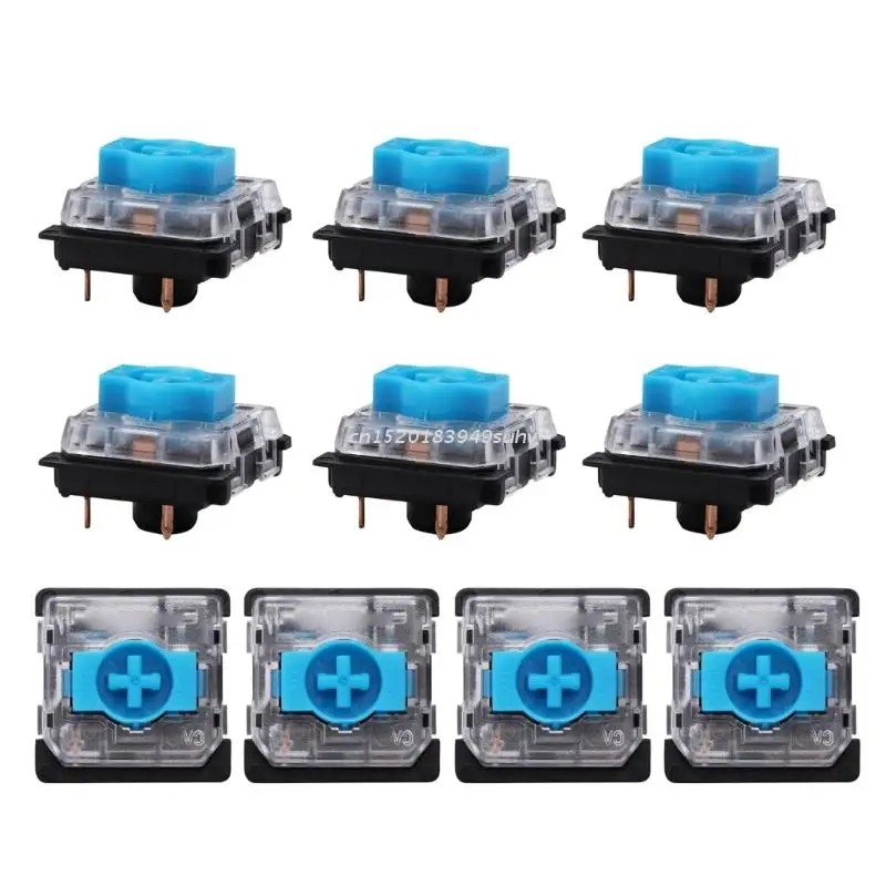 10 Chiếc KS-27 Gateron Công Tắc Xanh Đỏ Nâu Công Tắc Siêu Nét Cho Tùy Chỉnh Cơ Trao Đổi Nóng