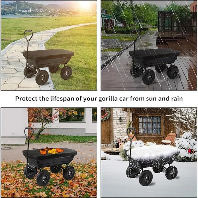 

Durable Water Resistant Cart Enclosures 600D Materials Windproof Design Beach Garden Use B03E