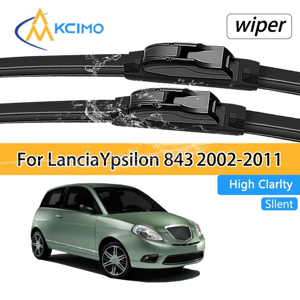 

For Lancia Ypsilon 843 2002-2011 Cars Premium Front Windscreen Wiper Blades Quiet Durable All-Weather Auto Window Accessories