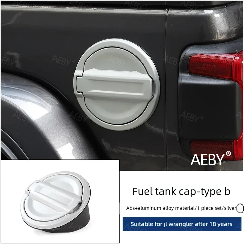 For Jeep Wrangler 2018-2023 Anti-corrosion fuel tank cap,Fuel door cover,Refueling outer protective shell,Car accessories - view 6
