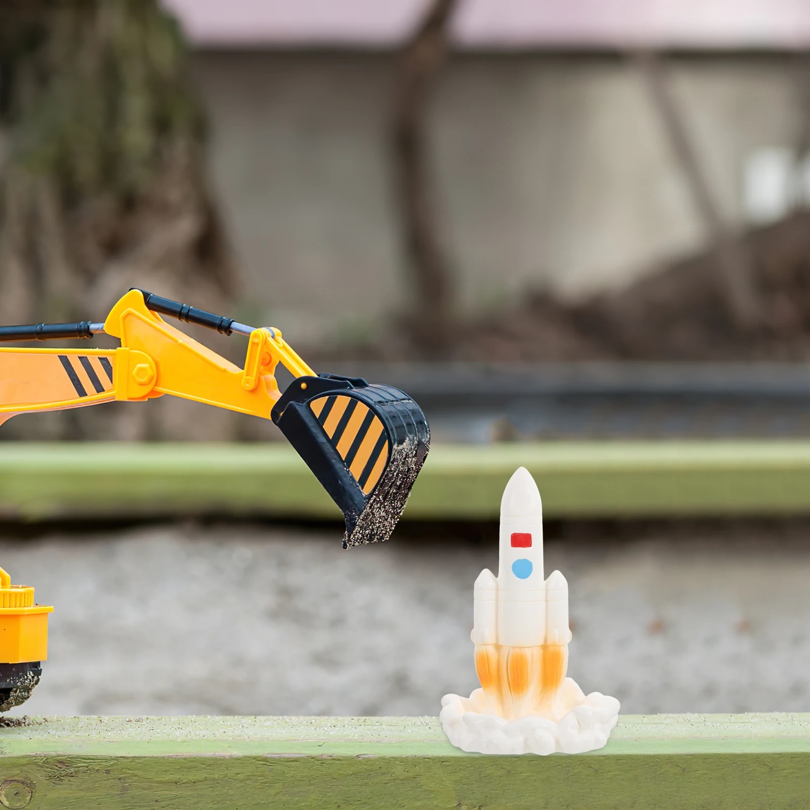 

Miniature Rocket Planets Toys Model Astronaut Figurines Painting Kids Space Resin Airplane Party Favors Child