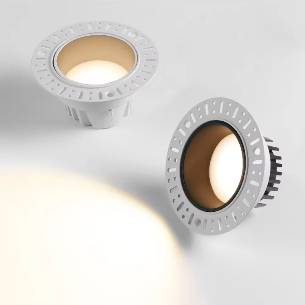 

LED embedded spotlight frameless tube light living room spotlight 7.5CM 9.5CM hole tube light spotlight minimalist bedroom light