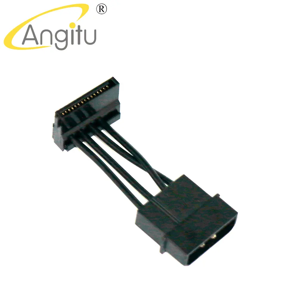 

Angitu 5cm Mini Stype Moldex to Sata Adapter Cable IDE/Molex to Serial ATA HDD Hard Disk Adapter