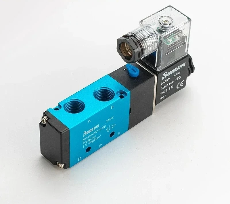 Computer pattern machine solenoid valve 4V210-08 single coil AC220V/DC24V