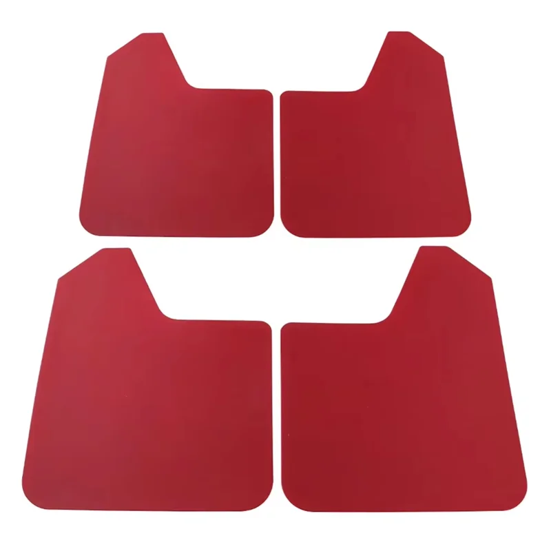 

4PCS Universal Red Car Splash Guard Mud Flaps For Car Pickup SUV Mudflaps Flaps Mudguard Automotive Exterior Accessory-A08Q