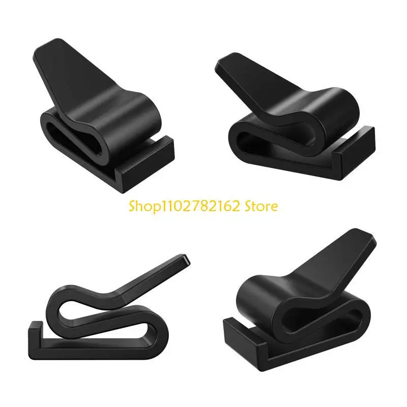 

547B 1 Pair Ski Helmet Mask Holder Plastic Snow Helmet Mask Clip for Outdoor Cycling