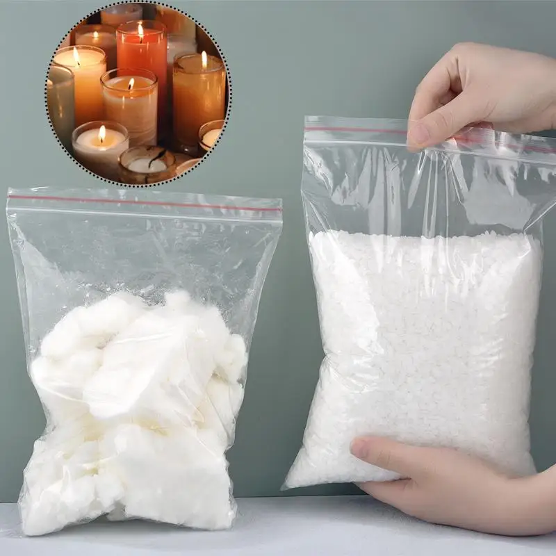 

500g/1kg Natural Pure White Beeswax Coconut Wax Blocks,Wax-Core Pigments Aromatherapy Pure Wax DIY Handmade Candles Crafts