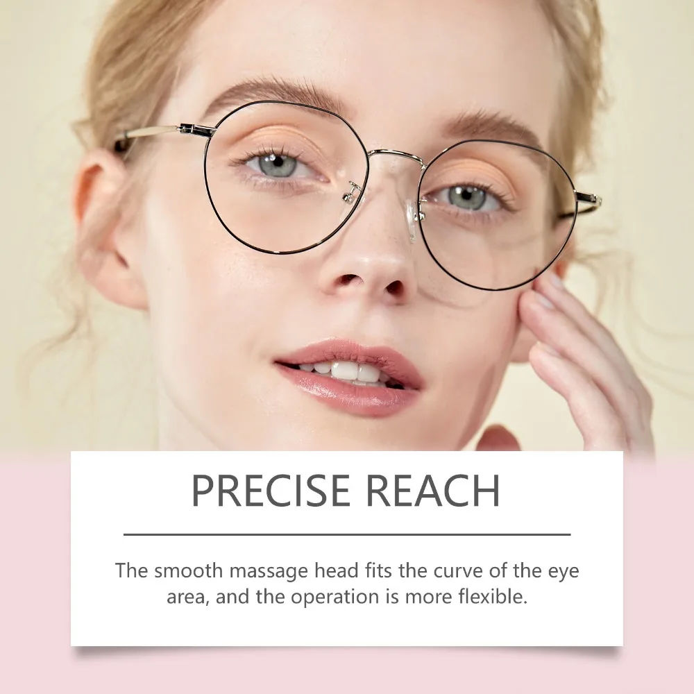 Crema de masaje eléctrica hidratante para ojos, crema de ojos reafirmante antiarrugas con vibración suave, crema para ojos, cuidado diario de la piel