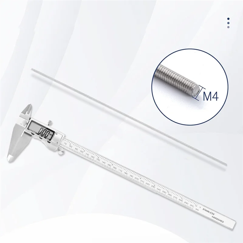 

AB33-26 шт. 8/32 дюйма резьбовые стержни и шестигранные гайки, M4 12-дюймовый стержень из нержавеющей стали с полной резьбой для садовых стержней с бисером