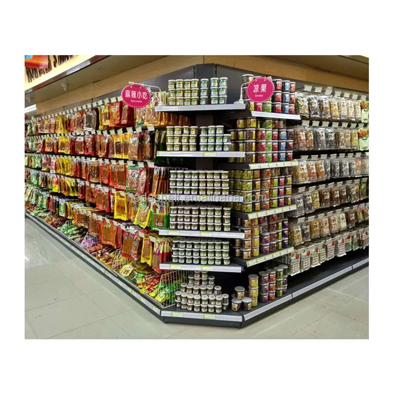 custom.Supermarket Convenience Store Grocery Store Display Racking Shelves Steel Supermarket Gondola Shelving Racks and Shelves