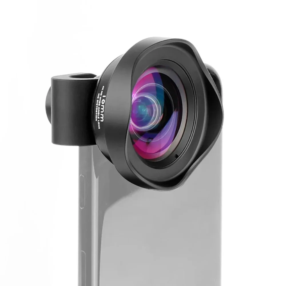 Mobile Phone Lens Wide Angle Lens Professional 16mm 4K HD Distortion-free Smartphone Camera Super Macro Lens With Phone Clip