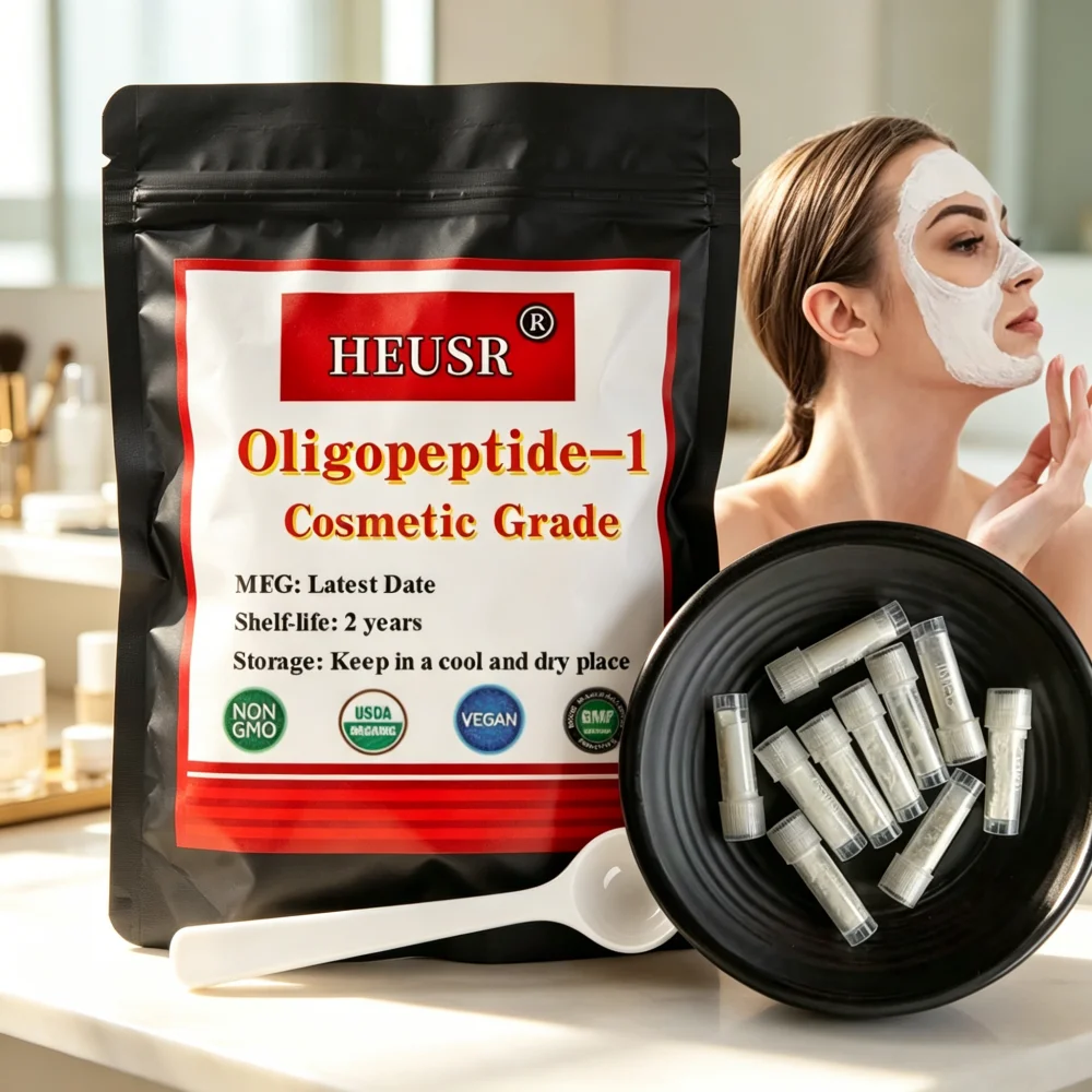 

High Quality 1-5g Oligopeptide-1 Powder Care skin whitening, sunscreen, remove wrinkles, resist aging and acne cosmetic