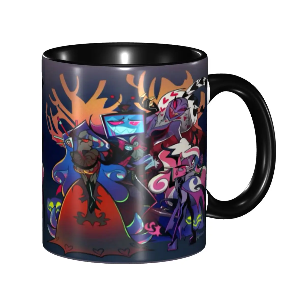 

Hazbines Hoteles Alastor Vox 2 Coffee Cup Kawaii Mugs Gifts For Women Men