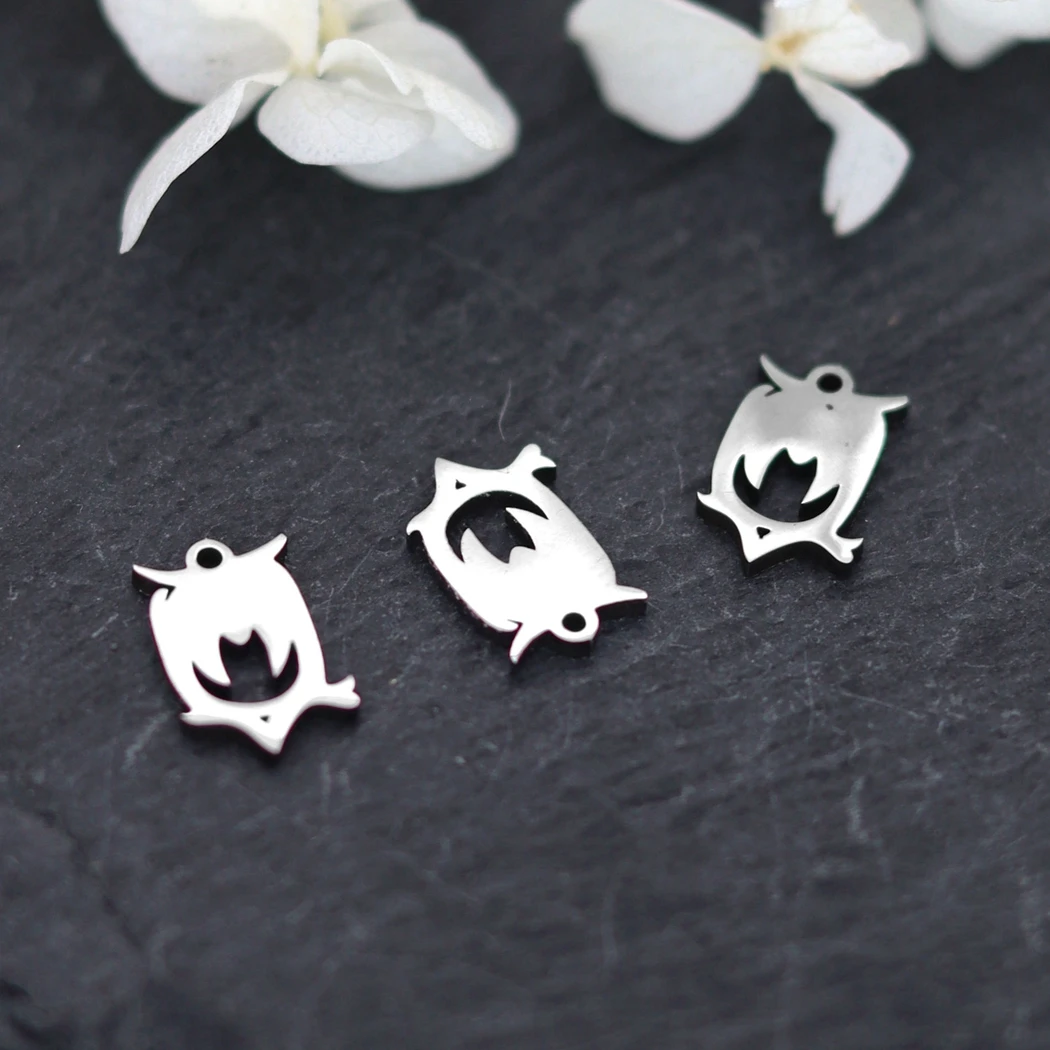 3pcs Cute Small Owl Charms Animal Pendant For DIY Handmade Necklaces Earrings Jewelry Making Accessories