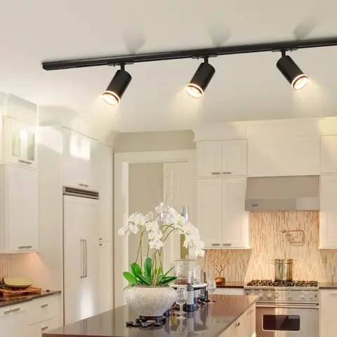 LED-skenlampa 220V spotlight skena 12W 20W 30W 40W COB taklampset för kök butik hem 10 best sales LED-skena - №4