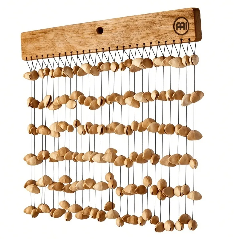 Nut Shell Chimes Meditation Wind Chime Yoga Sound Healing Handheld Bell Spiritual Relax Outdoor Hanging Percussion Instruments