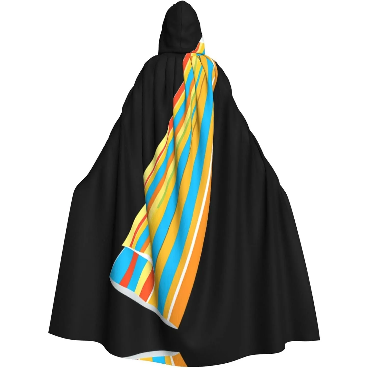 

Плащ унисекс для взрослых на Хэллоуин с капюшоном и каплями воды, костюм с полным принтом, накидка для косплея, вечеринок и тематических мероприятий