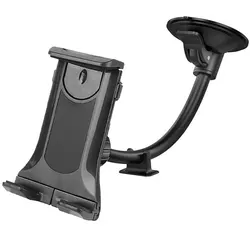Universal Long Arm Car Windshield Tablet Stand Mobile Cellphone Mount Bracket Holder for 4-13.5 Inch IPhone 13 IPad Air GPS Mp4