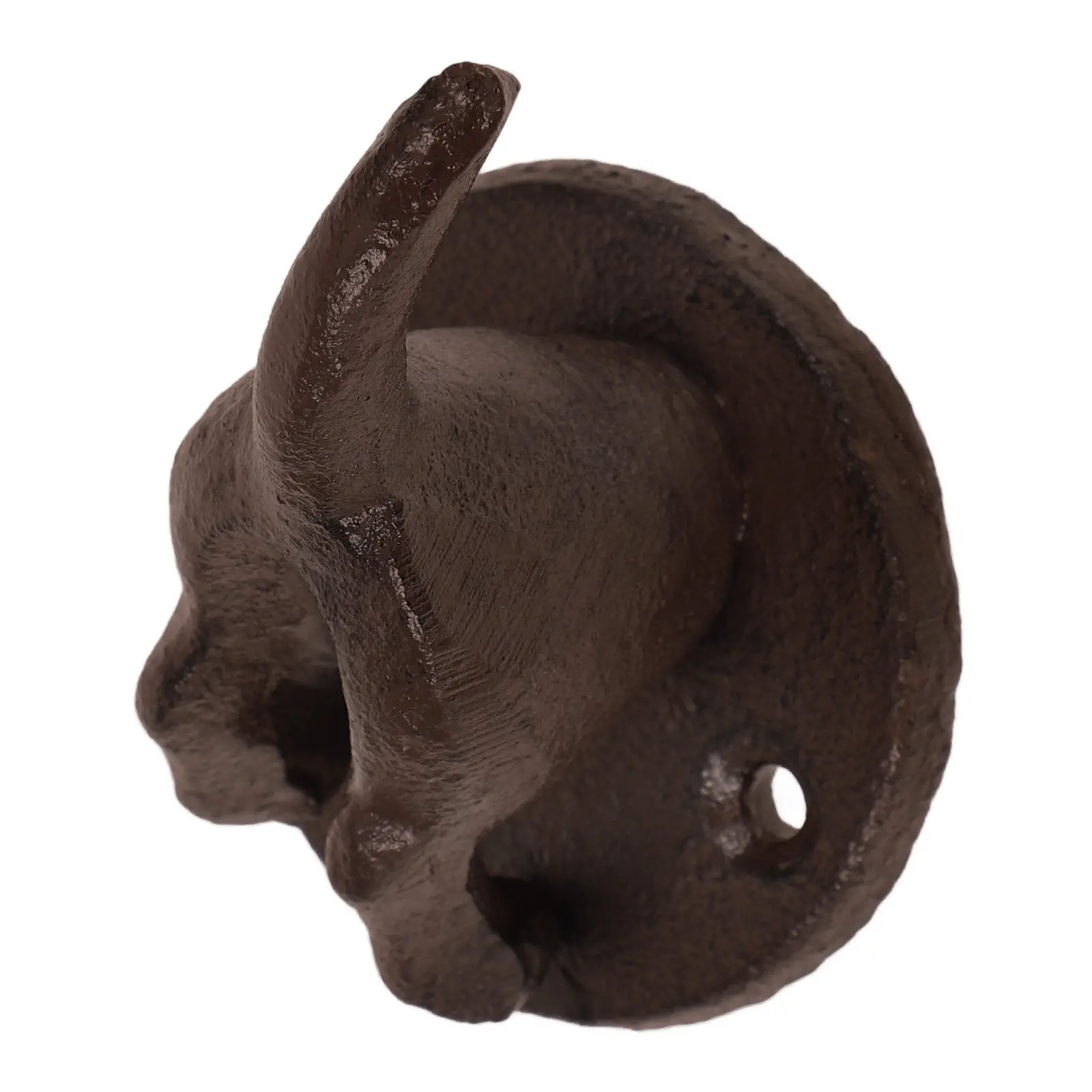 Doggy Butt Cast Iron Wall Coat Hook Vintage Decorative Hook for Hats Bags Keys Creative Wall Mounted Storage Rustic European view 6