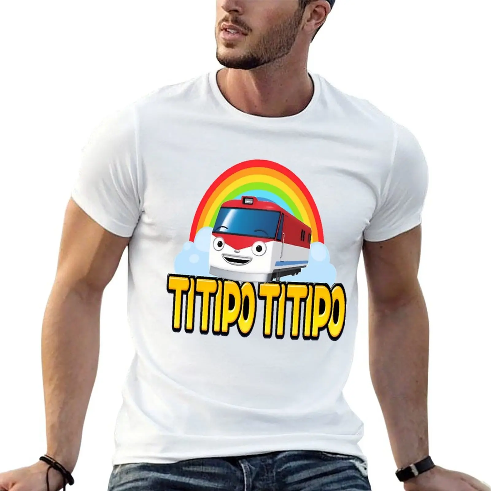

Titipo train T-Shirt graphic t shirts for man man t shirt luxury T-Shirt