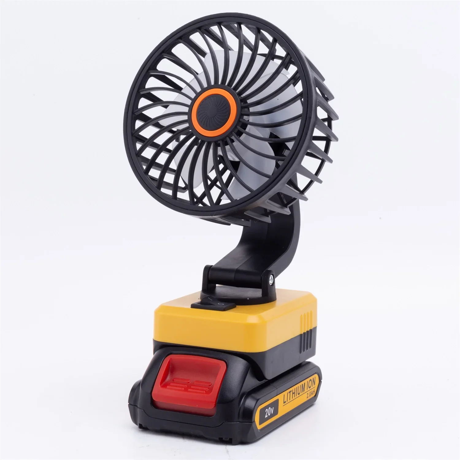 Used for DeWalt18V Lithium Battery Portable Workshop Camping Outdoor Construction Site Fan Tool Cordless Fan (without Battery)