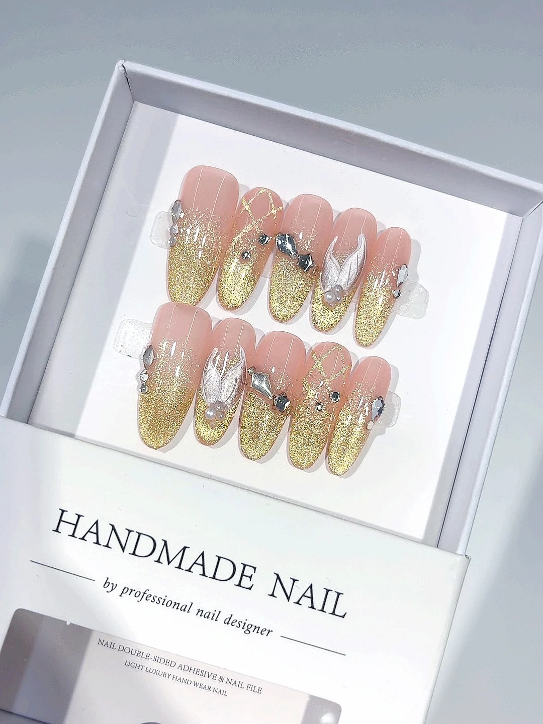 

Кошачий глаз, маленький бриллиант, рыбий хвост, дизайн ногтей, модный маникюр (C429)