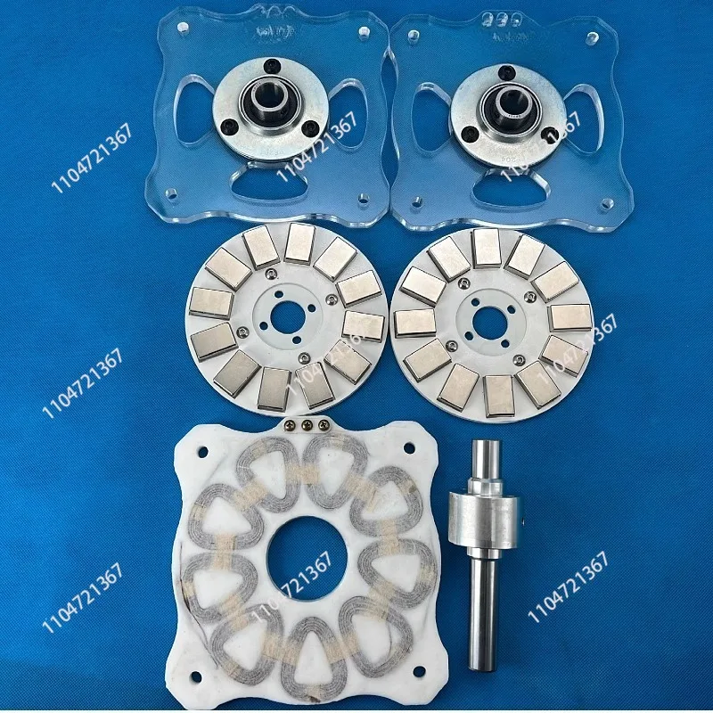 1000W DIY Disc Generator Coreless Generator Permanent Magnet Low Speed High Efficiency Wind Power Hydraulic