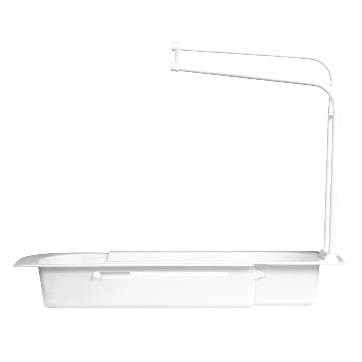 

1Pcs Telescopic Sink Rack Expandable Sink Holder Adjustable Length Kitchen Sponge Soap Holder Practical Organizer