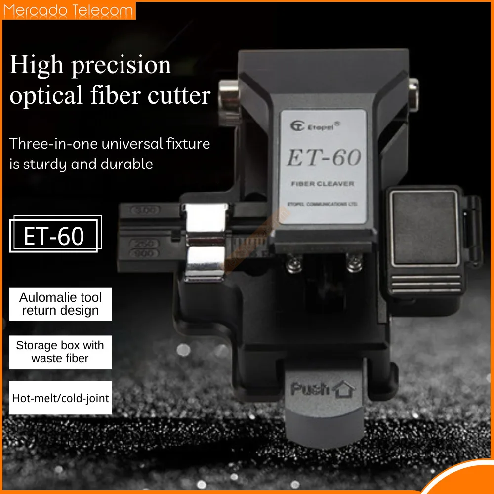 ET-60 Optical Brazing Cutting Machine Three-in-one High-precision Fiber Optic Cutting Knife Backbone Is Suitable for Hot Melt