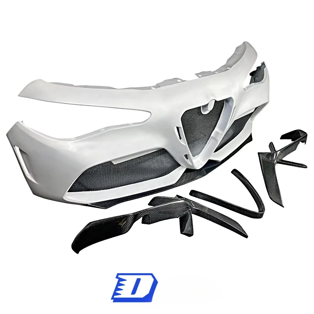 

Передний бампер в стиле GTAM для комплекта кузова из углеродного волокна Alfa Romeo Giulia