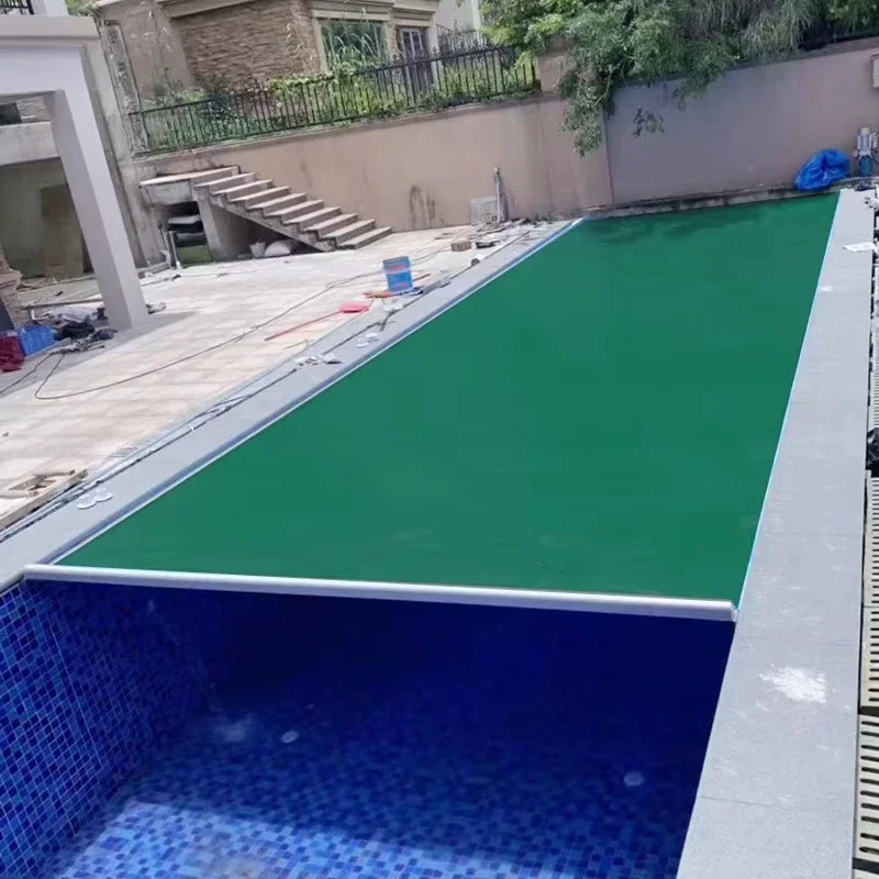 Water Crown Customized PVC Pool Cover High Quality Outdoor Swimming Pool Dust-proof Leaf-proof and Water-proof Cover